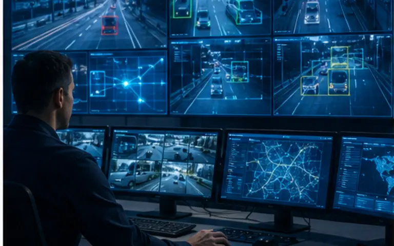 Centro de monitoreo y análisis inteligente de video